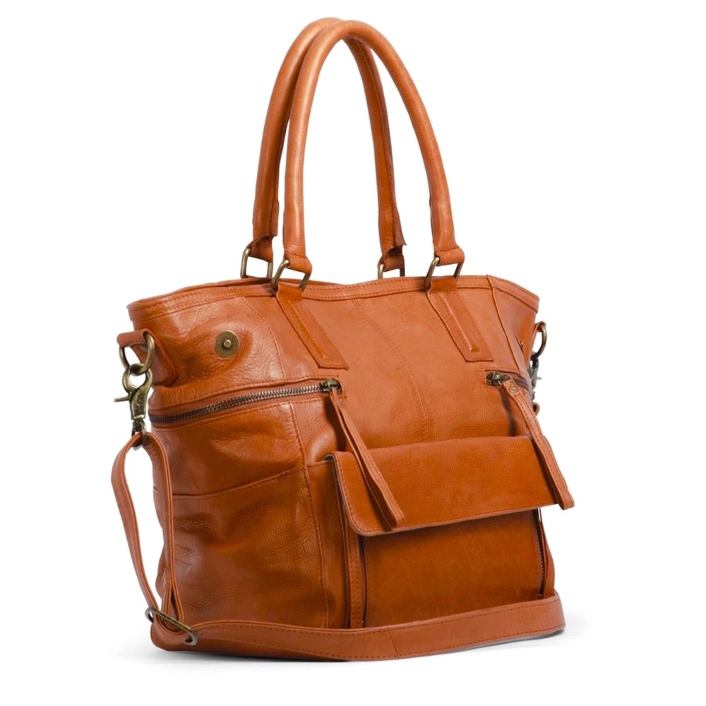 NWT* DAY & MOOD Hannah Small‎ Satchel in Tan - Picture 6 of 13